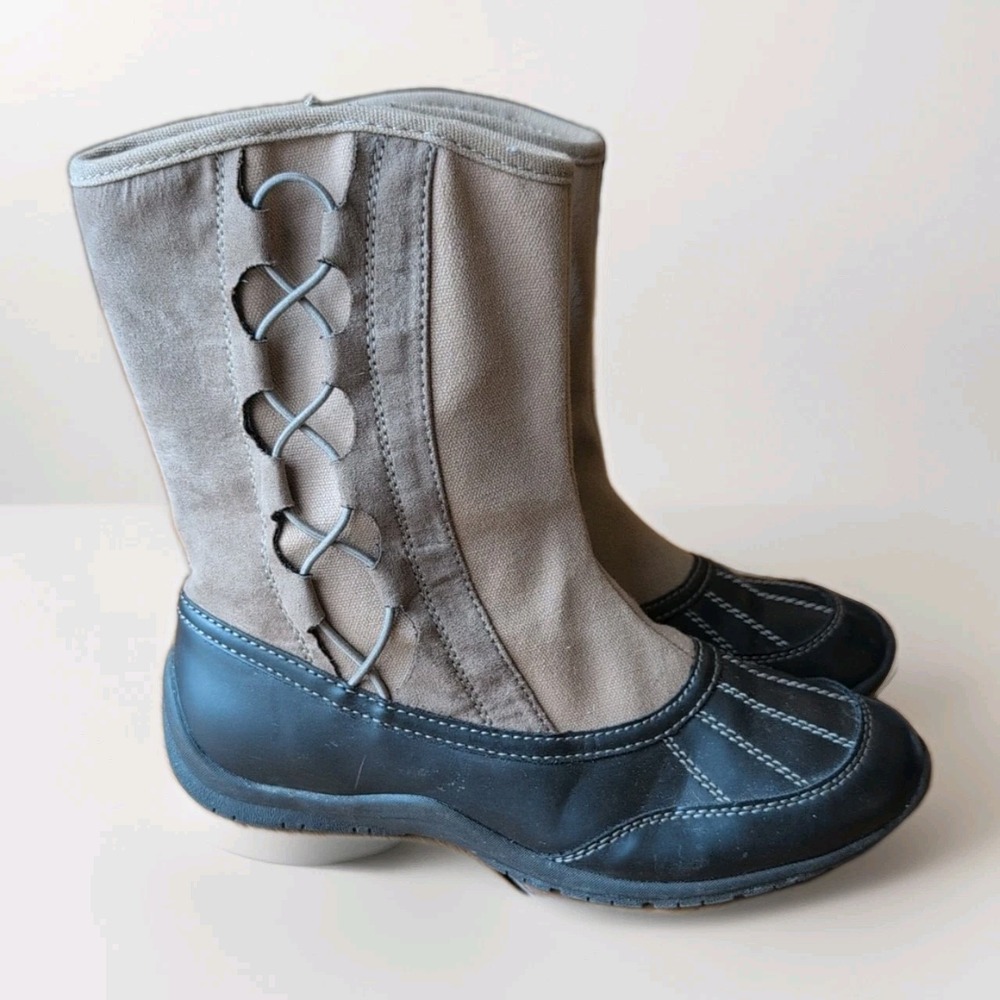Women's Winter Leather Winter Boots by Croft & Barrow/ Size 8 Medium